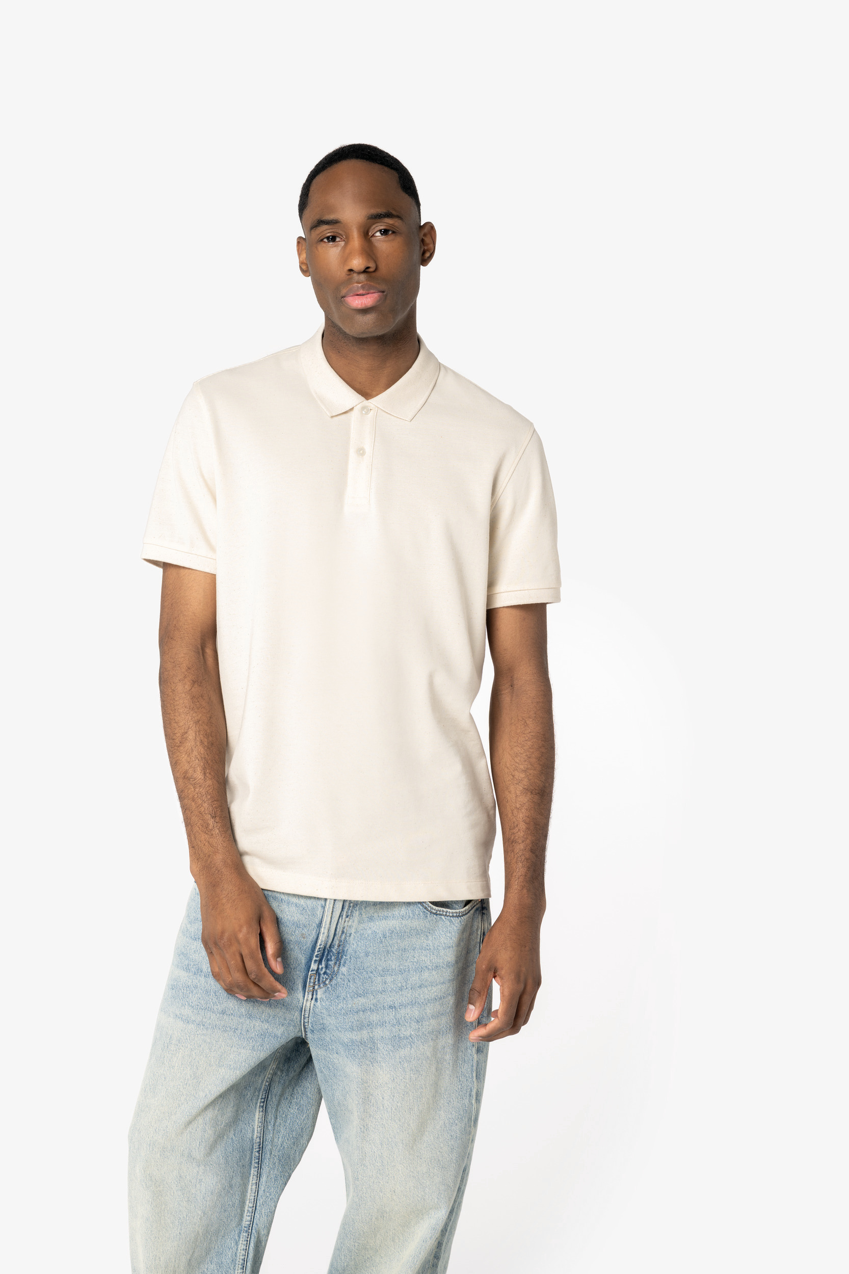 Native Spirit&nbsp;Men's eco-friendly piqu&eacute; knit polo shirt&nbsp;[NS207]