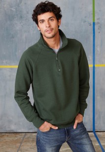 Kariban Sweater met ritskraag [K445]