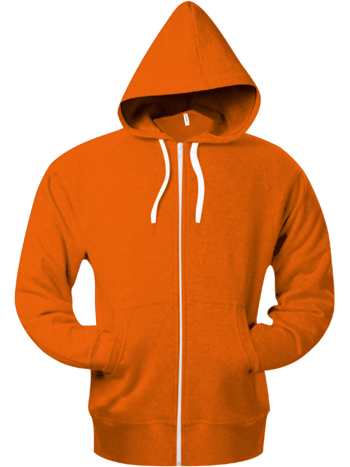 Kariban Hooded sweater met rits [K451]