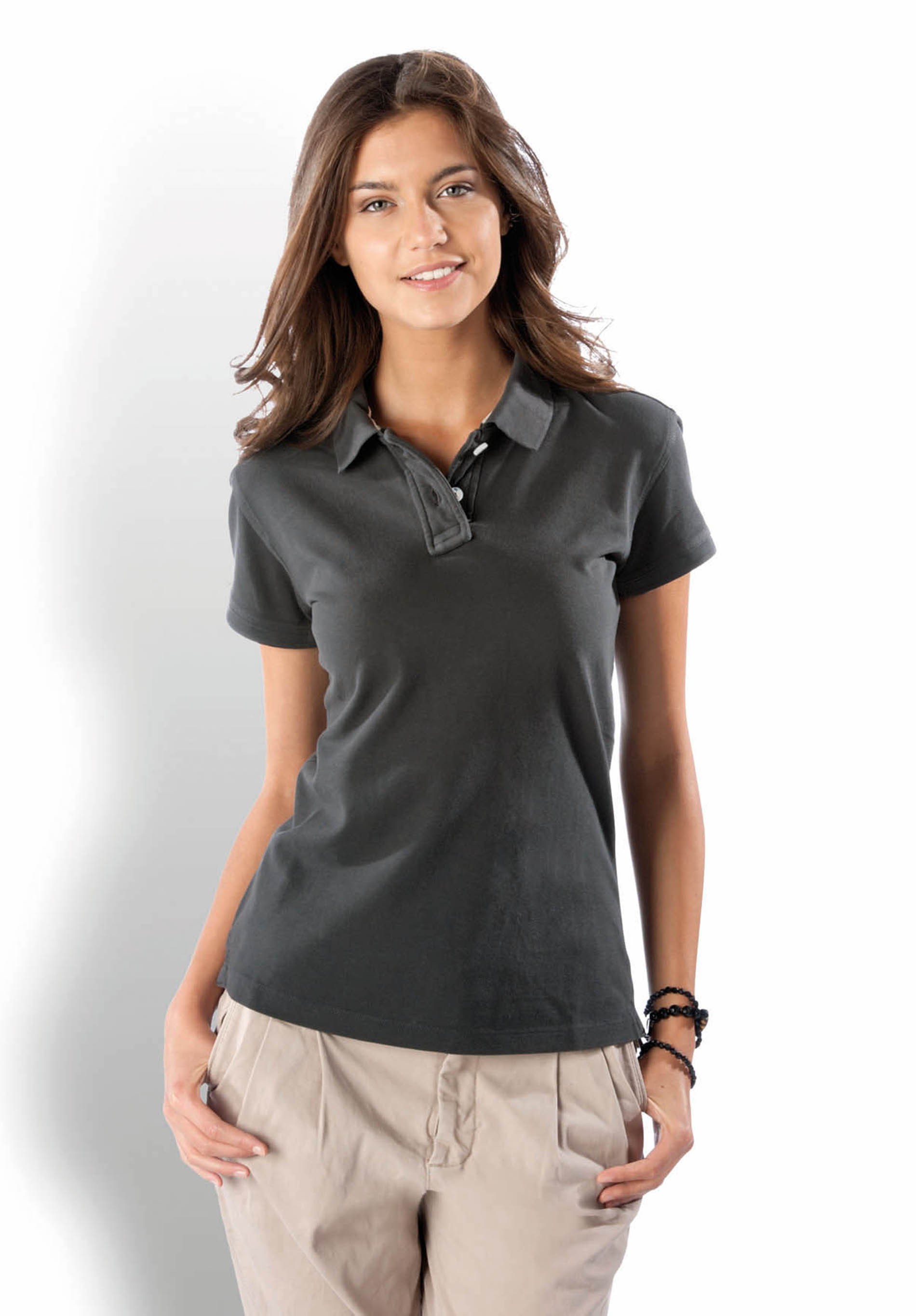 Kariban Dames vintage polo [KV2201]