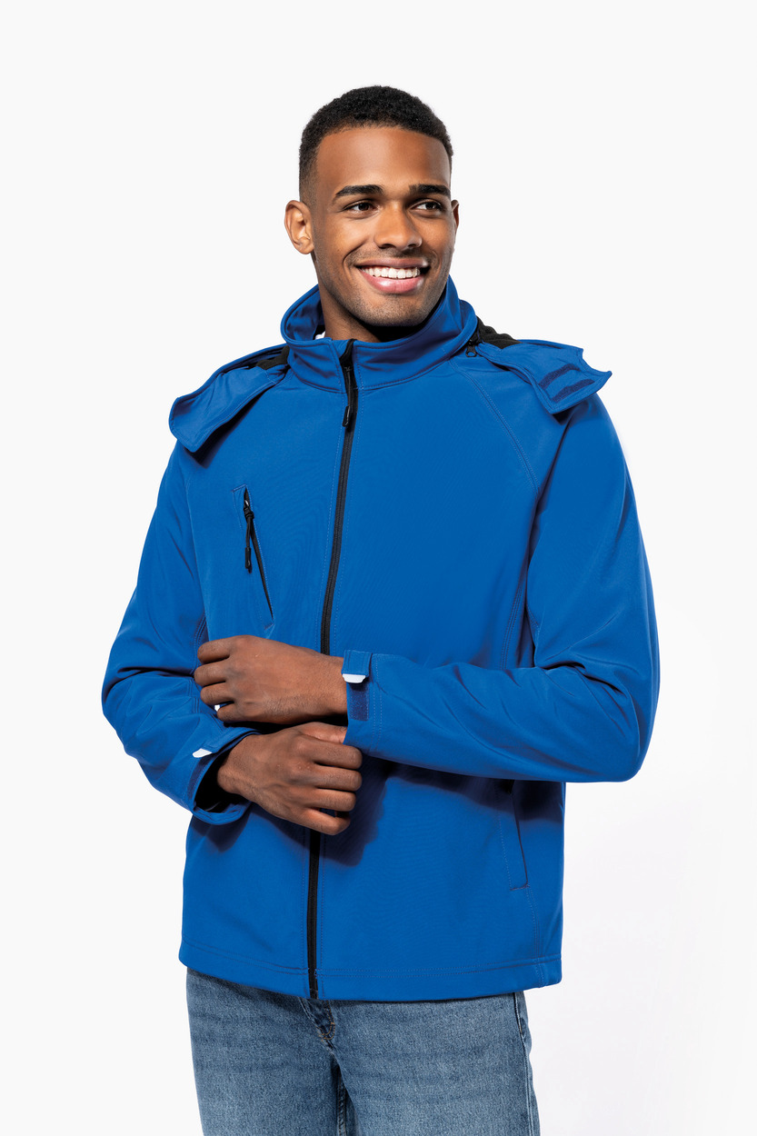 Kariban Men's hooded softshell jacket [K413]