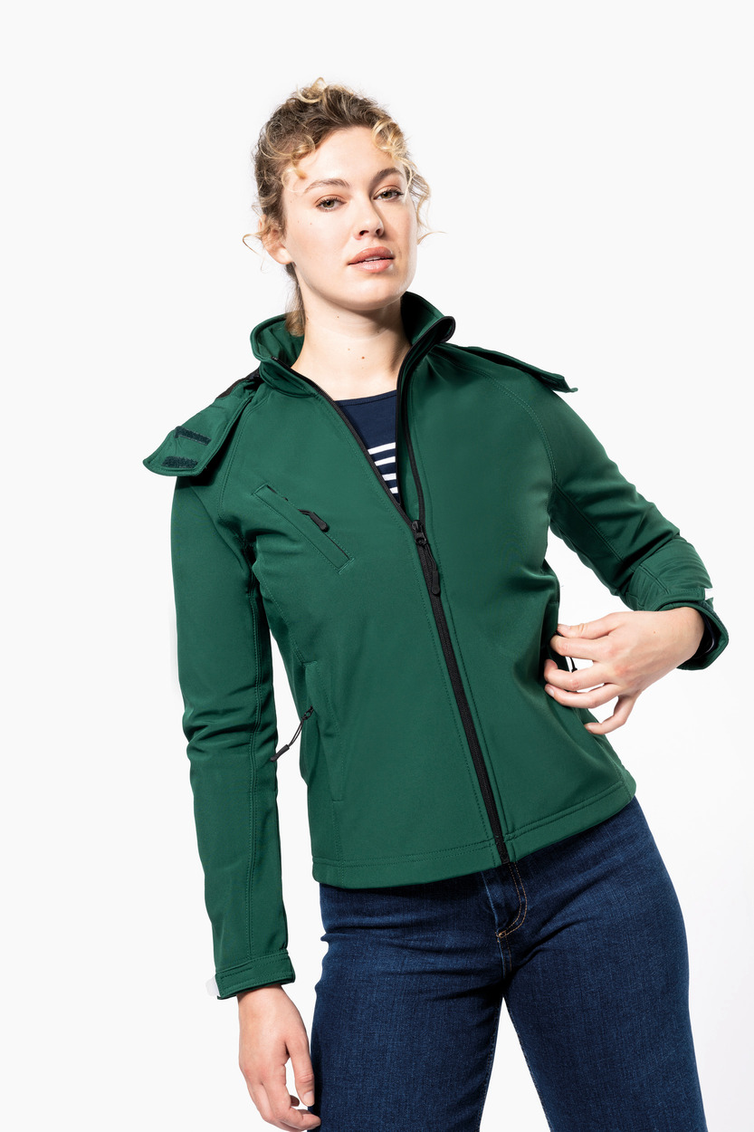 Kariban Ladies' hooded softshell jacket [K414]