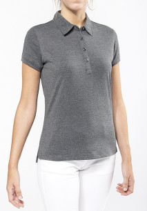 Kariban Ladies short sleeve melange polo shirt [K208]