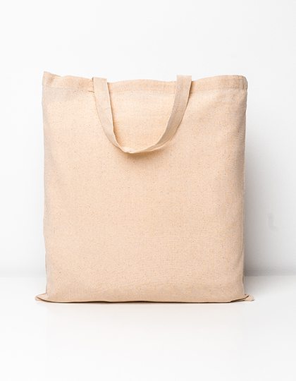 NoLabel Cotton bag, short handles, Basic [XT100]