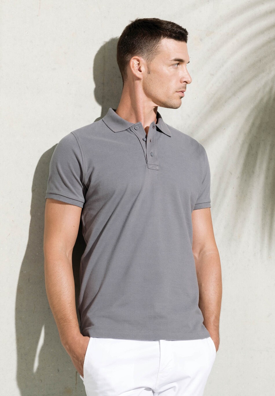Kariban Mens organic piqu&eacute; short sleeve polo shirt [K209]