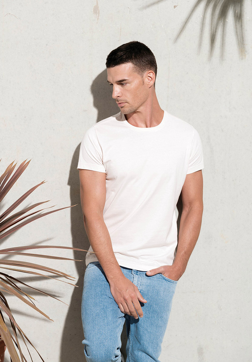 Kariban Mens organic cotton crew neck t-shirt [K371]