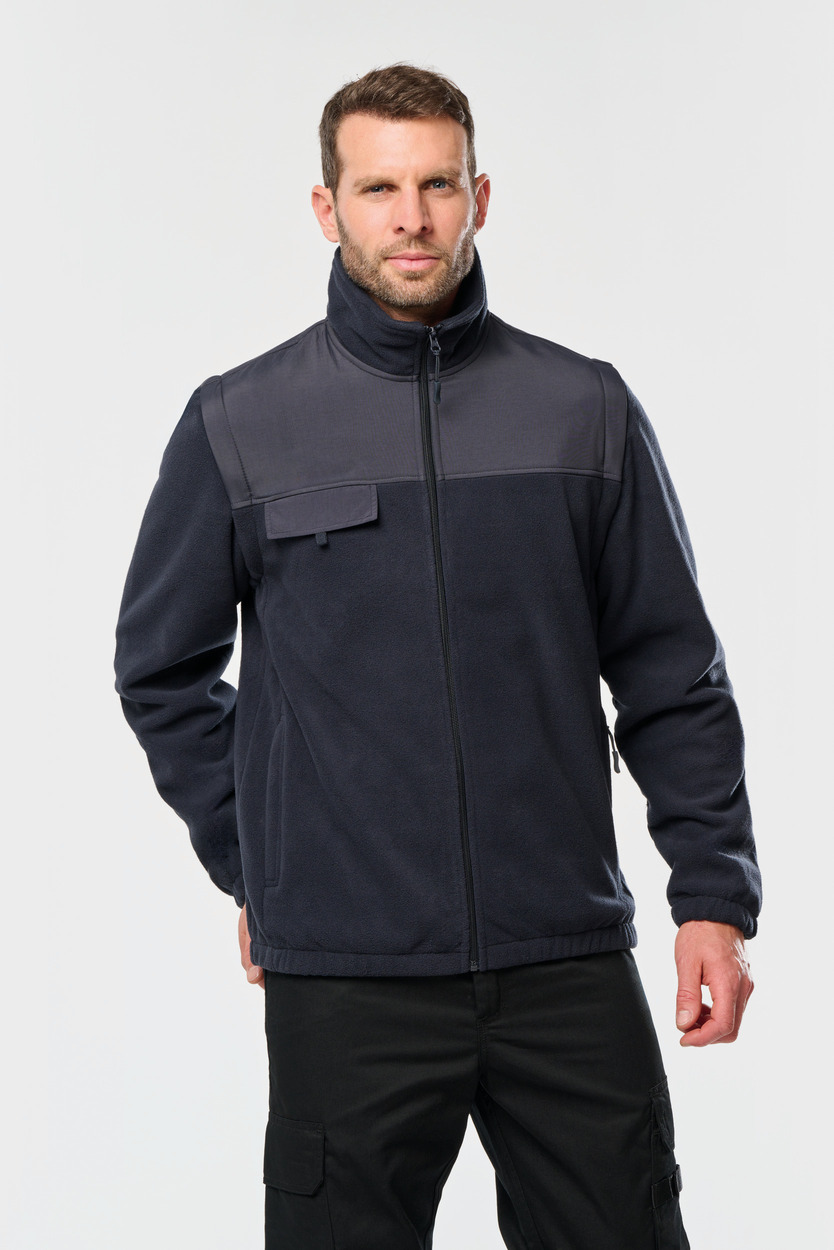 Kariban WK Fleece jacket with removable sleeves [WK9105]