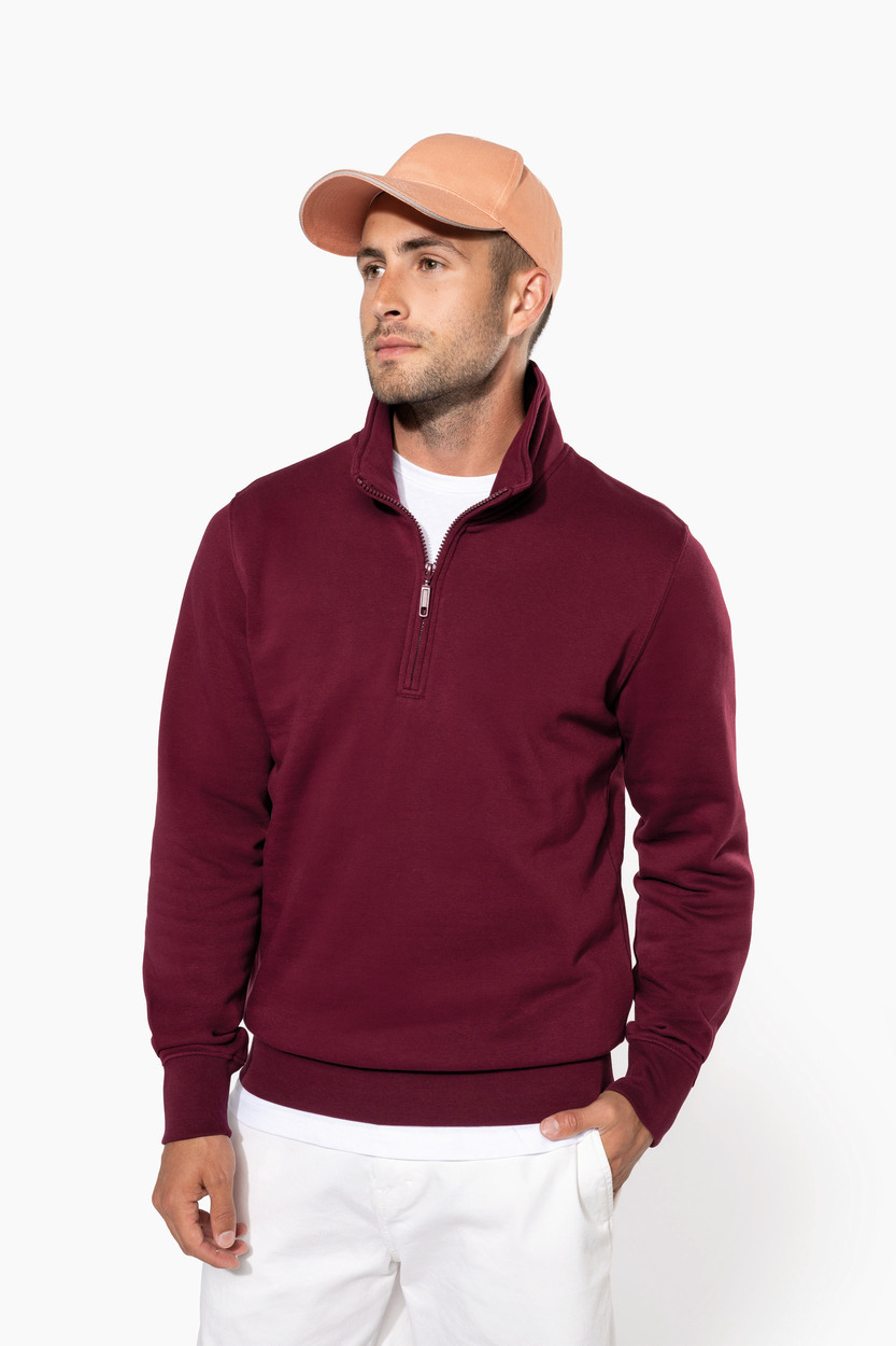 Kariban Zipped neck sweatshirt [K487]