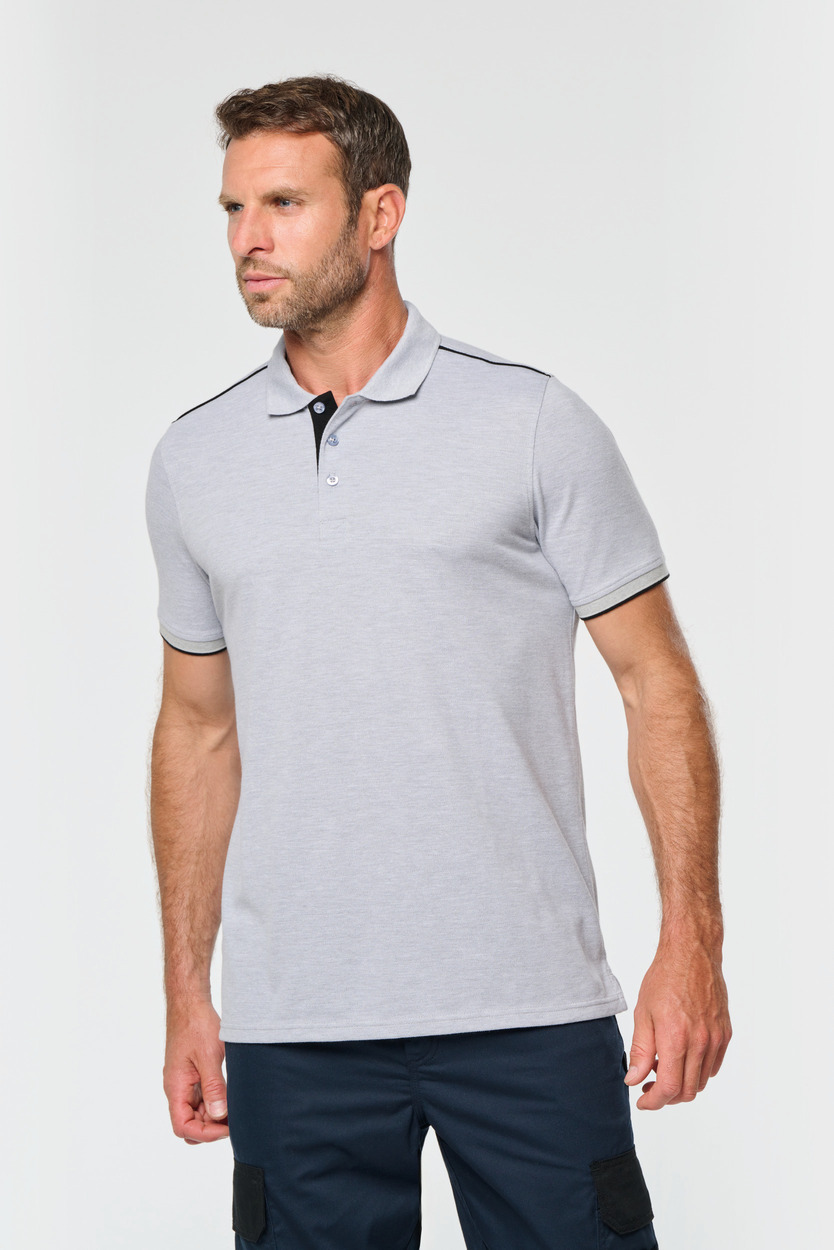 Kariban WK Mens contrasting DayToDay polo shirt [WK270]
