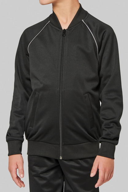 ProAct Zipped tracksuit top with piping [PA385]