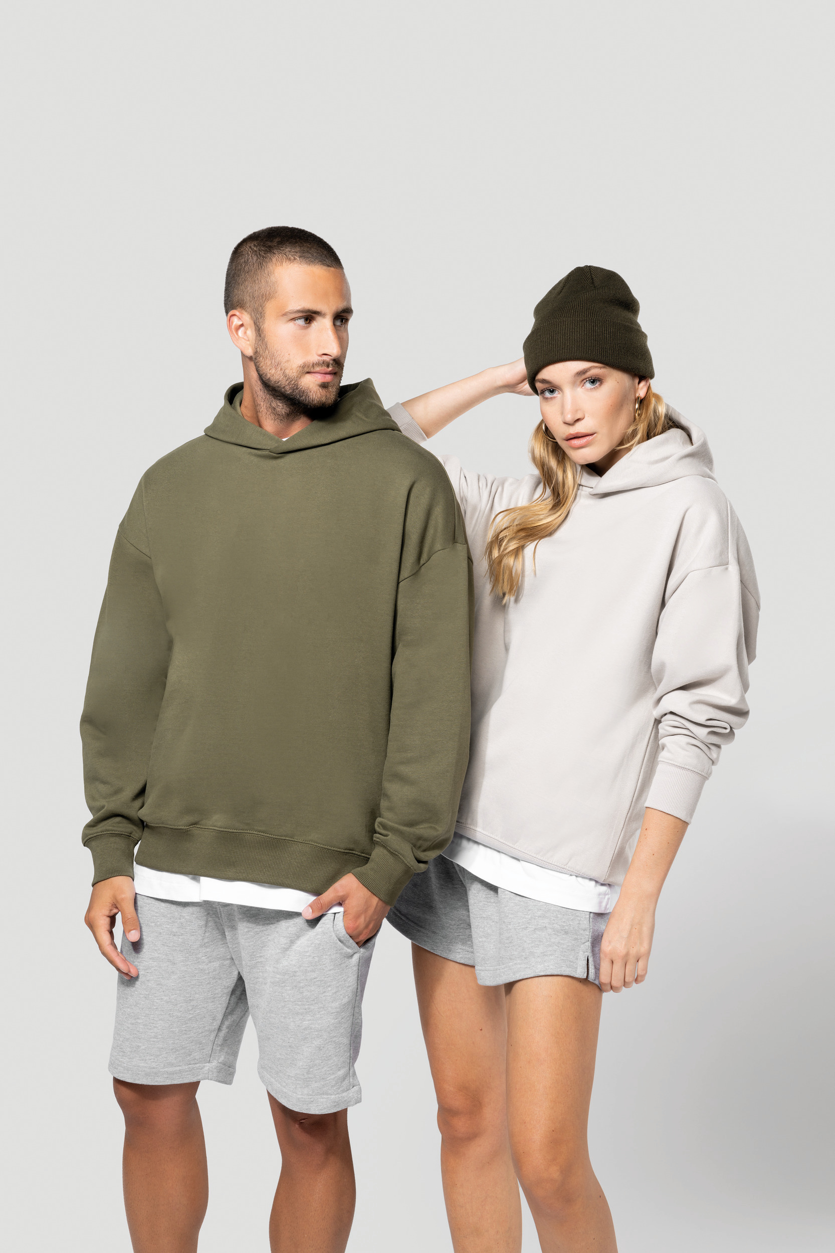 Kariban Unisex oversized fleece hoodie [K4018]