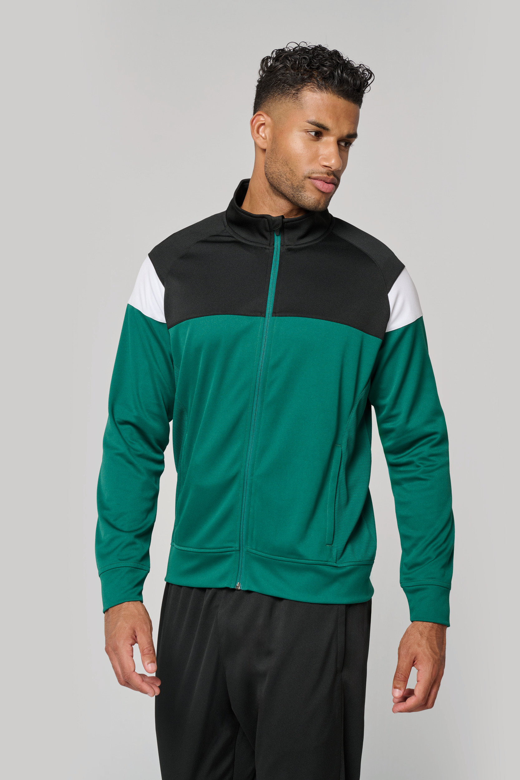 ProAct Adult zipped tracksuit jacket [PA390]