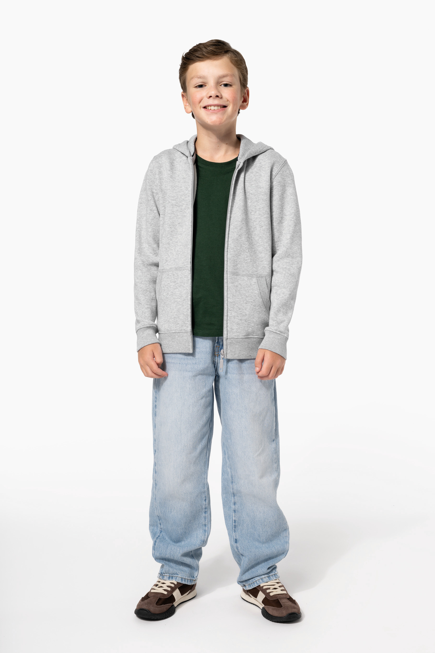 Kariban Kids recycled full zip hoodie [K4045]