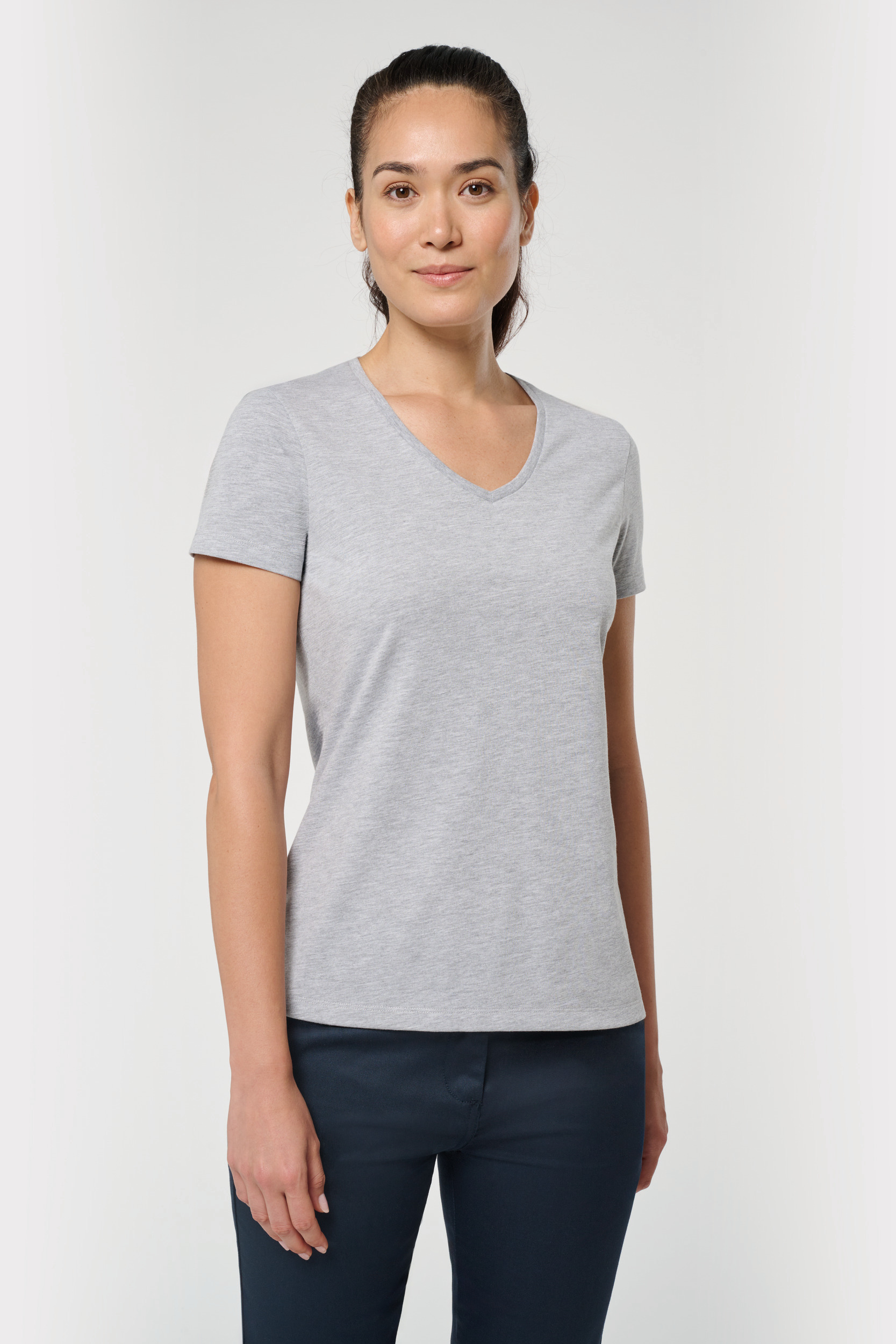 Kariban WK Ladies antibacterial v-neck t-shirt [WK317]