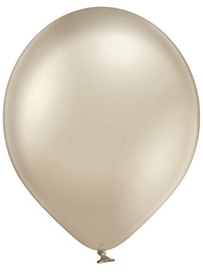 Glossy metallic Ø 30cm Licht Amandel
