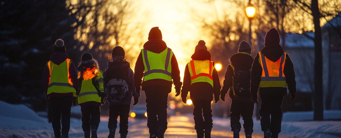 Zo maak je schoolkinderen veiliger en zichtbaarder in de donkere maanden
